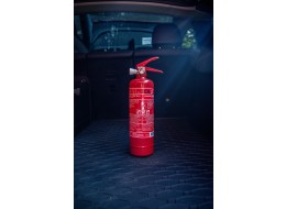Práškový hasicí přístroj FIRE STOP 1 kg, ABC, celokovový, včetně kovového držáku
