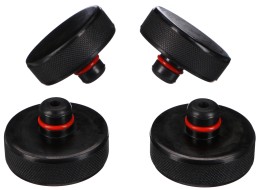 Sada gumových podložek pro hever JACK PAD SET 4T pro vozy Tesla, stopka 24mm, 4ks