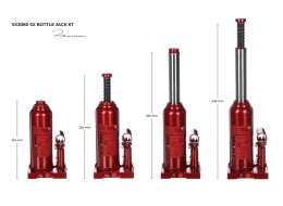 Hydraulický zvedák panenka SX BOTTLE JACK PREMIUM 6T