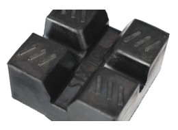 Gumová podložka pro zvedák automobilů SX JACK SUV 2,5T, 62x62x44 mm