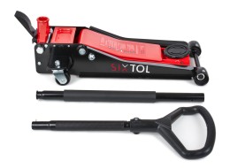 Pojízdný hydraulický zvedák heavy-duty 3T nízkoprofilový, s pedálem SX JACK PEDAL 3T BLACK