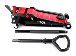 Pojízdný hydraulický zvedák heavy-duty 4T nízkoprofilový, s pedálem SX JACK PEDAL 4T BLACK