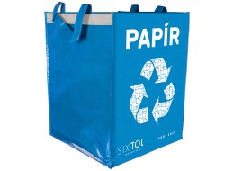 Tašky na tříděný odpad SORT EASY 4 CARTON, 30x30x40cm, 4x36l, 4ks