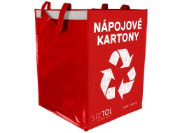 Tašky na tříděný odpad SORT EASY 4 CARTON, 30x30x40cm, 4x36l, 4ks