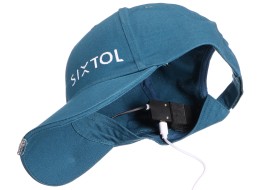 Kšiltovka s LED světlem B-CAP 25lm, nabíjecí, USB, univerzální velikost, modrá