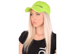 Kšiltovka s LED světlem B-CAP 25lm, nabíjecí, USB, uni velikost, fluorescentní zelená