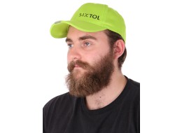 Kšiltovka s LED světlem B-CAP 25lm, nabíjecí, USB, uni velikost, fluorescentní zelená
