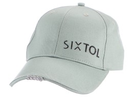 Kšiltovka s LED světlem B-CAP 25lm, nabíjecí, USB, univerzální velikost, zelená