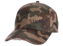 Kšiltovka s LED světlem B-CAP 25lm, nabíjecí, USB, univerzální velikost, maskáčová