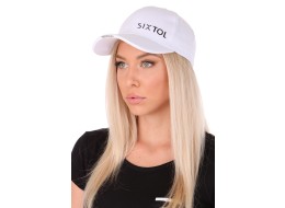 Kšiltovka s LED světlem B-CAP 25lm, nabíjecí, USB, univerzální velikost, bílá