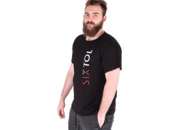 Tričko pánské T-SHIRT, černá, velikost XL, 100% bavlna