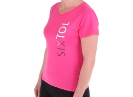 Tričko dámské T-SHIRT, růžová, velikost M, 100% bavlna