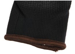 Rukavice pracovní z polyesteru polomáčené v PU GLOVE PE-PU 9, černé, vel 9