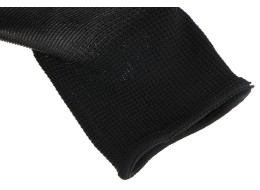 Rukavice pracovní z polyesteru polomáčené v PU GLOVE PE-PU 10, černé, vel 10