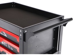 Dílenský vozík na nářadí MECHANIC TROLLEY JASON, 3 šuplíky, 1 police
