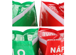 Tašky na tříděný odpad SORT EASY 3 SLIM, 18x30x40 cm, 3 x 22 l, 3 ks