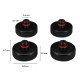 Sada gumových podložek pro hever JACK PAD SET 4T pro vozy Tesla, stopka 24mm, 4ks