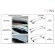 Příčný nosník se zámkem hliníkový ROOF RACK IN 1, 120cm, nosnost 90kg