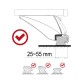 Příčný nosník se zámkem hliníkový ROOF RACK IN 1, 120cm, nosnost 90kg