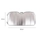 Sluneční clona na přední okno auta CAR SUNSHADE 5, 130 x 60 cm