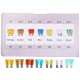 Sada nožových automobilových pojistek MECHANIC FUSE SET 1, 5-30A, 120ks
