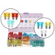 Sada nožových automobilových pojistek MECHANIC FUSE SET 1, 5-30A, 120ks