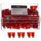 Sada nožových automobilových pojistek MECHANIC FUSE SET 10A, 100ks