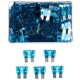 Sada nožových automobilových pojistek MECHANIC FUSE SET 15A, 100ks