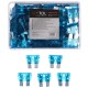 Sada nožových automobilových pojistek MECHANIC FUSE SET 15A, 100ks