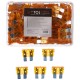 Sada nožových automobilových pojistek MECHANIC FUSE SET 5A, 100ks