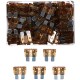 Sada nožových automobilových pojistek MECHANIC FUSE SET 7,5A, 100ks