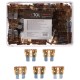 Sada nožových automobilových pojistek MECHANIC FUSE SET 7,5A, 100ks