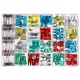 Sada nožových a skleněných automobilových pojistek MECHANIC FUSE SET 215