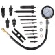 Sada pro testování komprese naftových motorů MECHANIC ENGINE TESTER 19, 0-70bar, 19ks
