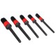 Sada měkkých precizních štětců pro čištění auta CAR DETAILING BRUSH 5 SOFT, 5ks