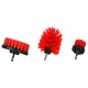 Sada kartáčů na vrtačku pro čištění auta CAR DETAILING DRILL BRUSH 3 MEDIUM, 3ks