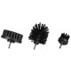 Sada kartáčů na vrtačku pro čištění auta CAR DETAILING DRILL BRUSH 3 HARD, 3ks