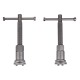 Stlačovák brzdových pístů MECHANIC BRAKE SET BLACK 22, sada 22ks