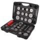 Stlačovák brzdových pístů MECHANIC BRAKE SET BLACK 35, sada 35ks