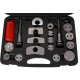 Stlačovák brzdových pístů MECHANIC BRAKE SET BLACK 35, sada 35ks