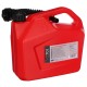 Kanystr plastový MECHANIC FUEL CANISTER RED 5L, červený