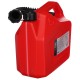 Kanystr plastový MECHANIC FUEL CANISTER RED 5L, červený