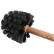 Kulatý kartáč pro čištění těla jízdního kola nebo motorky CAR DETAILING WOOD BRUSH 1
