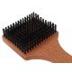 Plochý kartáč pro čištění pláště pneu jízdního kola CAR DETAILING WOOD BRUSH 4