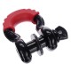 Offroadový třmen s pryžovým chráničem CAR SHACKLE 1, nosnost 4,75 t