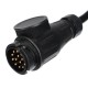 Prodlužovací 13pin kabel - závěsná zásuvka+zástrčka TRAILER CABLE 8, 12V, 5m
