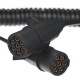 Propojovací spirálový kabel 7pin typ N TRAILER CABLE 11, plastová zástrčka, 24V, 3,5m
