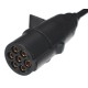 Propojovací spirálový kabel 7pin typ N TRAILER CABLE 11, plastová zástrčka, 24V, 3,5m