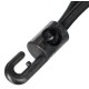 Sada upínacích gum s plastovým hákem CARGO CORD SET 2, 20cm, 10ks