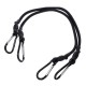 Gumové upínací popruhy/gumicuky CARGO CORD CARABINER 50, 50cm, 2ks